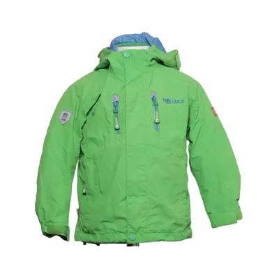 Outdoor jas (Groen, Blauw) van Trollkids Polyester