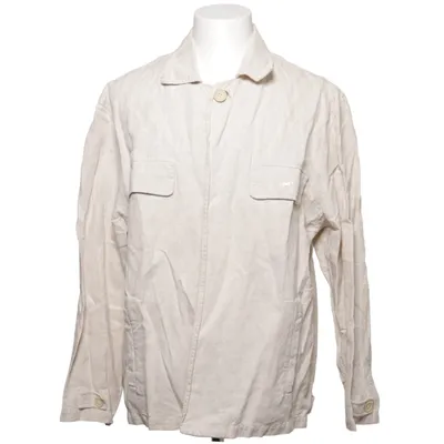 Jakke (Beige) fra For Men Bomuld, Linned