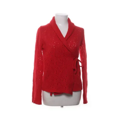Cardigan cache-cœur (Rouge) de Jumper Fabriken Angora, Nylon, Laine