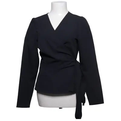 Slå-om bluse (Sort) fra Minimum Elastan, Polyester, Viscose