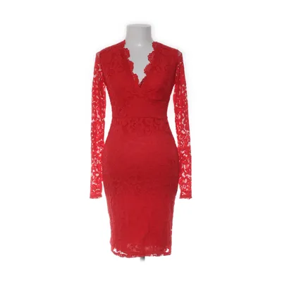 Cocktailklänning (Röd) från NLY One Elastan, Nylon, Polyester