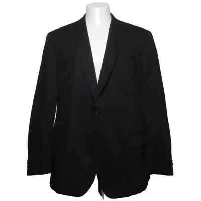 Blazer (Black) from René Lezard Acetate, Cotton, Viscose