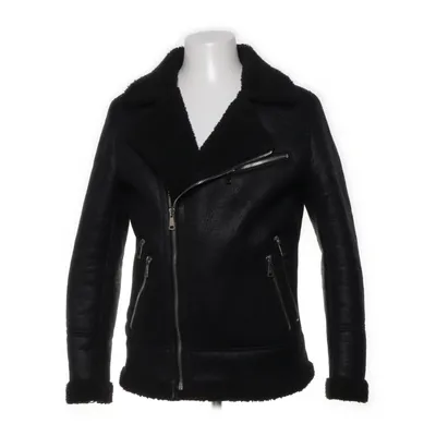 Shearling jas (Zwart) van FRILIVIN Polyester, Elastaan