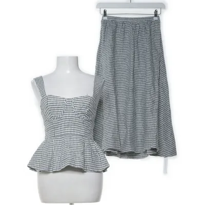 Sæt (Hvid, Grøn) fra Reformation Linned, Viscose