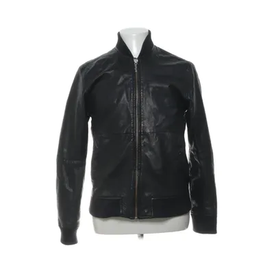 Leren jack (Zwart) van Nudie Jeans Leer