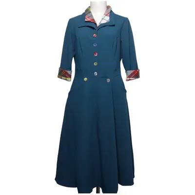 Dress (Blue) from Miss Candyfloss Cotton, Elastane, Polyester, Viscose