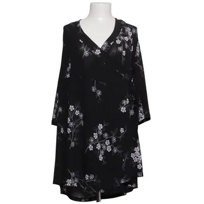 Wrap dress (Black, White) from Generous by Lindex Polyester