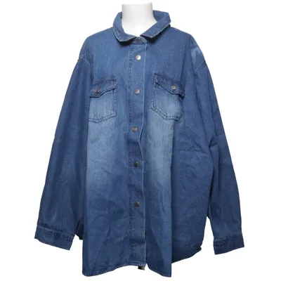 Jeansskjorte (Blå) fra Janina Curved Bomuld