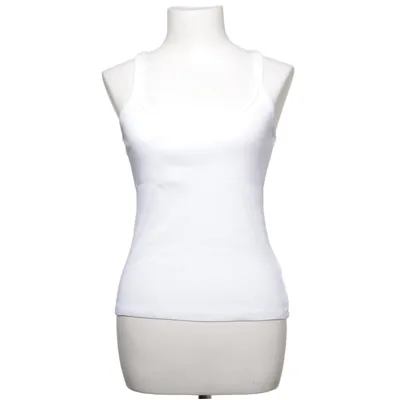 Tanktop (Wit) van H&M Katoen, Elastaan