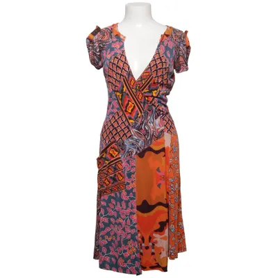 Dress (Orange, Purple, Multicolored) from Diane von Furstenberg Silk