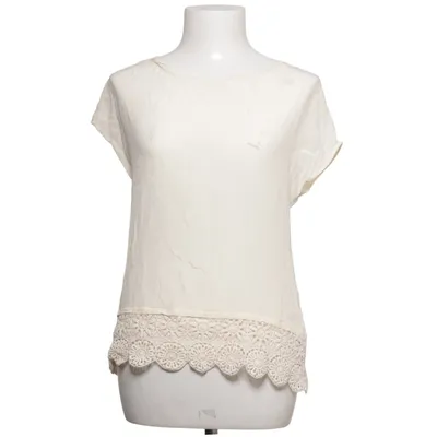 Haut (Blanc) de Hallhuber Donna Coton, Soie, Viscose