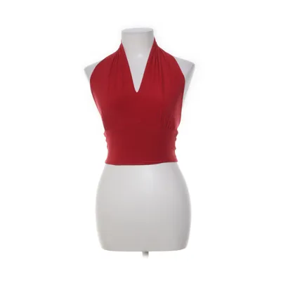 Halter neck top (Red) from Oneness Elastane, Polyester