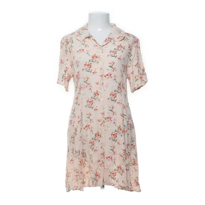 Shirt dress (Pink, Multicolored) from Zara Woman Premium Collection Viscose