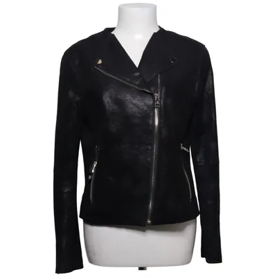 Biker jacket (Black) from Frontrow Leather, Polyester