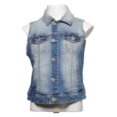 Gilet en jean (Bleu) de F&F Kids Coton, Élasthane
