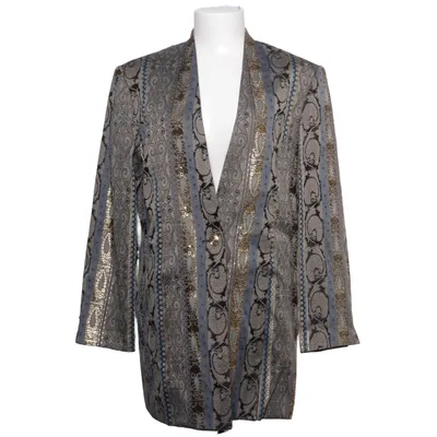 Kavaj (Grå, Blå, Guldfärgad) från Hardob Acetat, Metallfiber, Polyester, Viskos