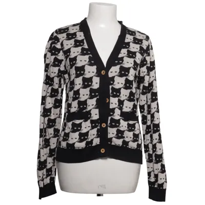 Cardigan (Sort, Beige) fra Dedicated Bomuld