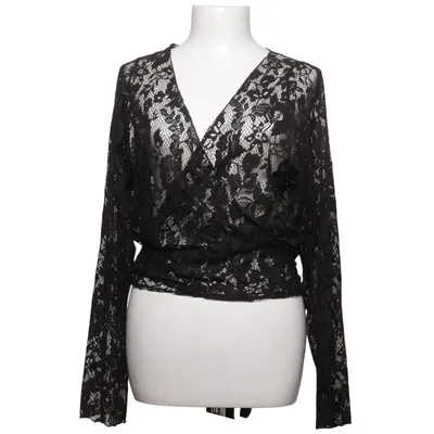 Wrap blouse (Black) from OCK
