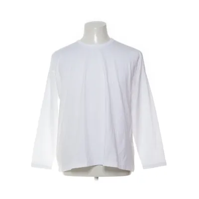 Långärmad t-shirt (Vit) från Uniqlo Bomull, Polyester