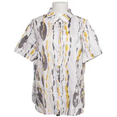 Chemise à manches courtes (Blanc, Multicolore) de Oui & Co Coton
