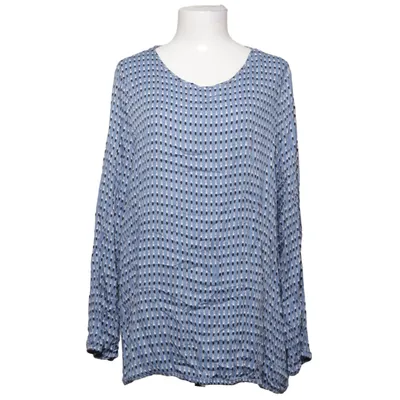 Blouse (Blue, White, Black) from Samoon
