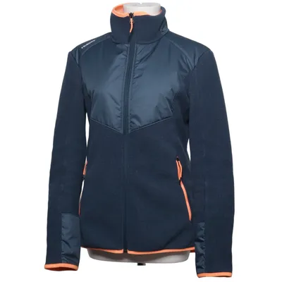 Fleece jacket (Gray, Orange) from Decathlon Polyamide, Polyester