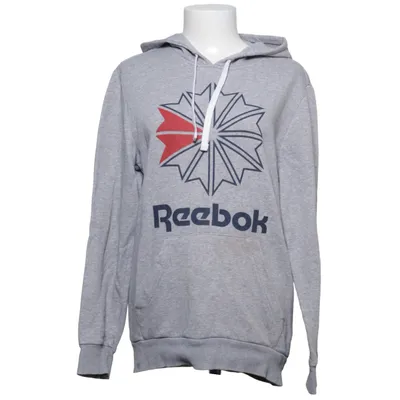 Huvtröja (Grå, Röd, Blå) från Reebok Classic Elastan, Ekologisk bomull, Polyester