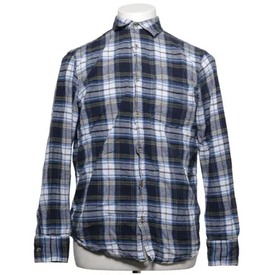 Flanellskjorta (Blå, Vit, Flerfärgad) från Bluewear Bomull