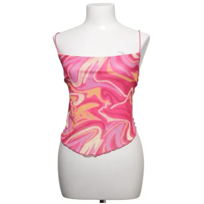 Halternecktopp (Rosa, Gul, Orange, Flerfärgad) från Shein Curve Elastan, Polyester