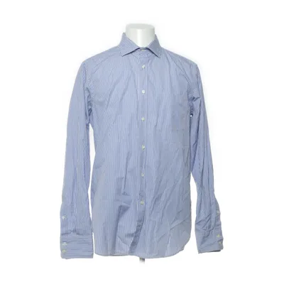 Shirt (White, Blue) from Uli Knecht Cotton