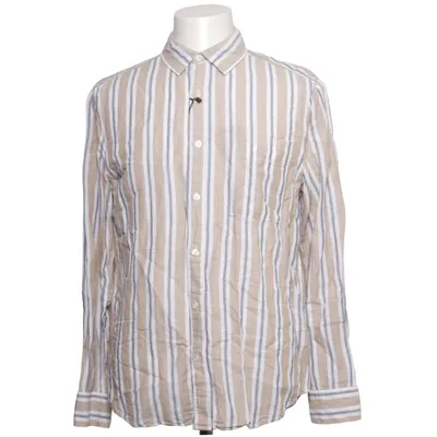 Chemise (Beige, Bleu, Blanc) de East West Coton, Lin