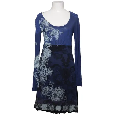 Jurk (Blauw, Zwart, Meerkleurig) van Desigual Viscose