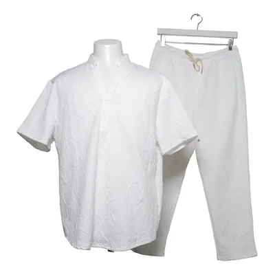 Tenue d'intérieur (Blanc) de Manfinity Élasthane, Polyester