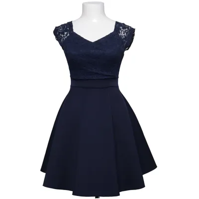 Cocktailjurk (Blauw) van Forever Elastaan, Polyester