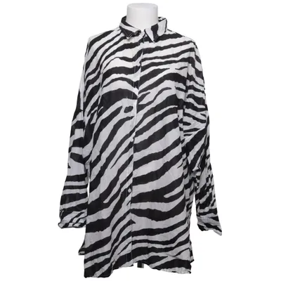 Blouse (Black, White) from Janina Cotton