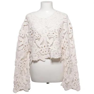 Top (Hvid) fra H&M Trend Bomuld