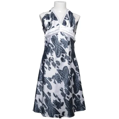 Halterneck dress (White, Gray) from Anna & Anna Polyester