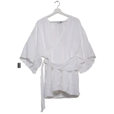 Omlottklänning (Vit) från NA-KD Bomull, Linne