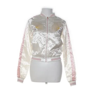 Bomberjacka (Vit, Rosa) från NEU Polyester