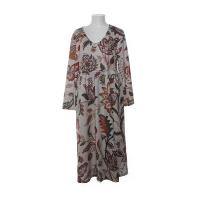 Dress (Beige, Multicolored) from Maria & Gabriele Cotton, Polyester