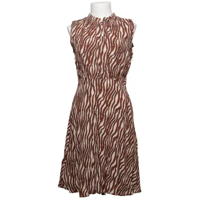 Klänning (Brun, Vit) från Zero Viskos