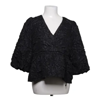 Slå-om bluse (Sort) fra Gestuz Polyester, Viscose