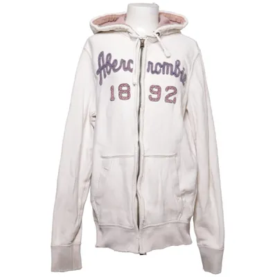 Huvtröja (Beige) från Abercrombie & Fitch Bomull, Polyester