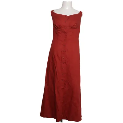 Dress (Red) from Mango Cotton, Linen, Lyocell, Polyester