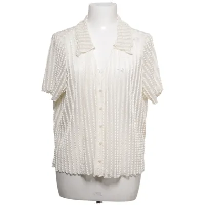 Korte mouwen shirt (Wit) van Monki Polyester, Elastaan