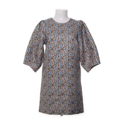 Dress (Beige, Blue, Brown) from Second Female