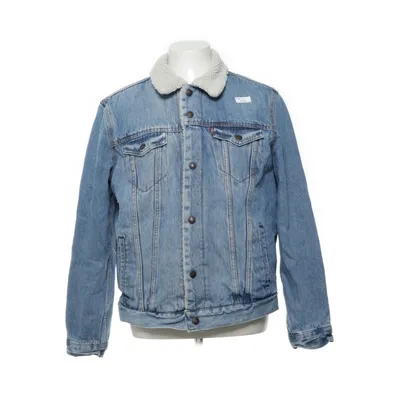 Lined denim jacket (Blue) from Levi Strauss & Co Cotton, Faux fur