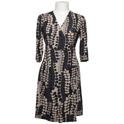 Robe portefeuille (Noir, Beige) de Johanna