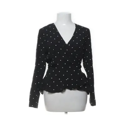 Wikkelblouse (Zwart, Wit) van Samsøe & Samsøe Viscose
