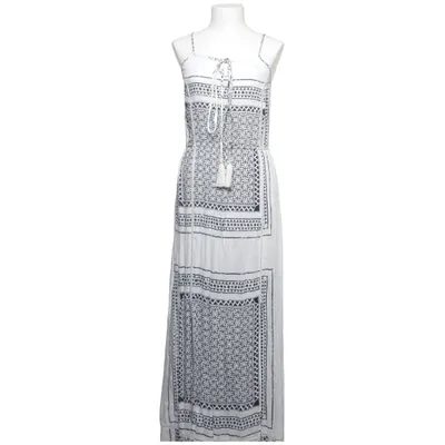 Dress (White, Black) from Elan Viscose